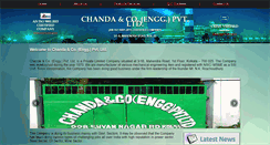 Desktop Screenshot of chandaengineeringkolkata.com