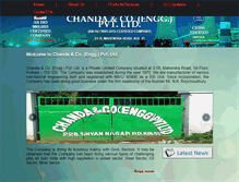 Tablet Screenshot of chandaengineeringkolkata.com